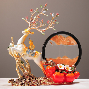 柿柿如意发财树摆件玄关寓意好的招财朋友公司开店开业送礼物实用