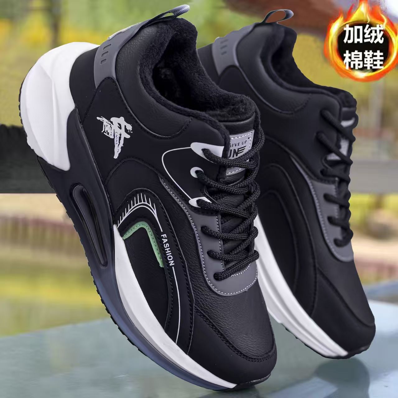 正品加绒加厚保暖棉鞋运动鞋防滑