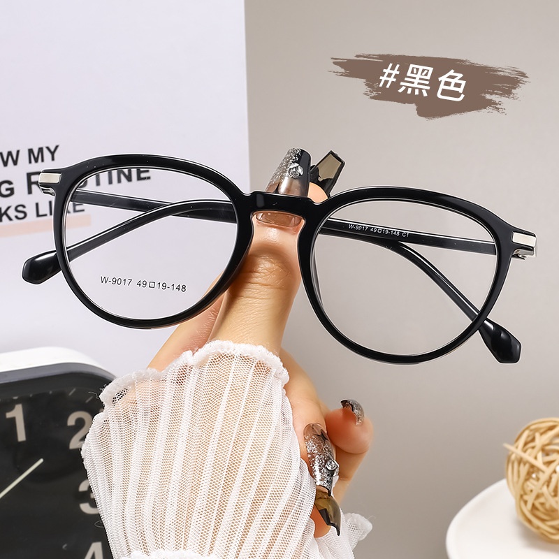 w9017bl小框高度数tr90镜框丹阳素颜近视眼镜女超轻眼镜架