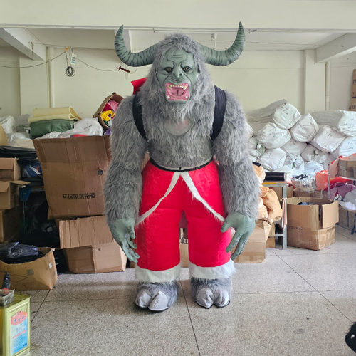 充气吉祥物服装玩偶服人偶装 万圣节日牛头人怪物Mascot Costume