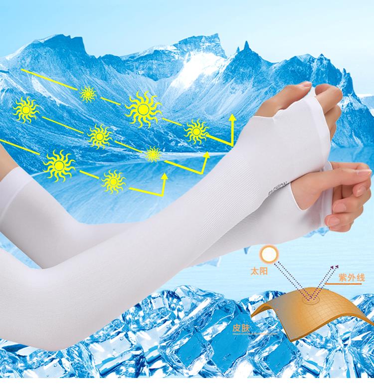 Sleeve Borneol Sleeves Arm black Summer Show thin Bodybuilding skin colour Sunscreen motorcycle Ice Silkin the Accessories/Leather belt/Hat/Muffler , Gloves  category - from Buy2taobao.com to provide professional Taobao agent buy service