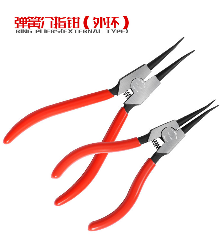 RUBICON罗宾汉RSO-125/175孔用直嘴挡圈钳外卡挡圈日本原装卡簧钳