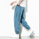 夏季风长裤男潮流冰丝哈伦裤大码阔腿灯笼裤219-2-A03-P55，男装休闲裤，星座219-2