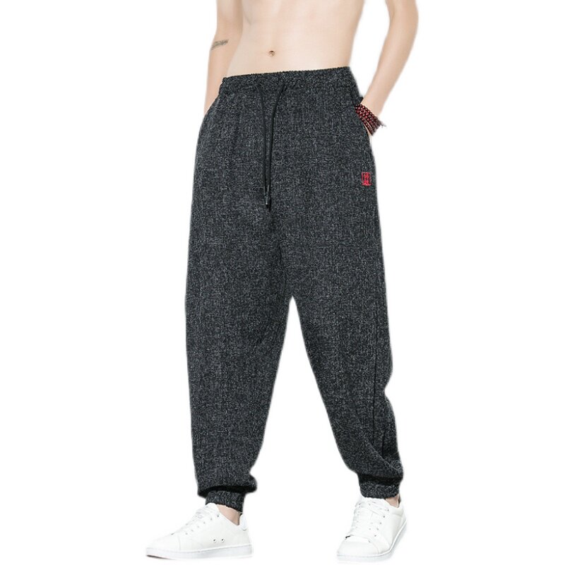 春夏风男士大码休闲长裤潮流宽松束脚灯笼裤219-2-A02-P60,男装休闲裤,星座219-2