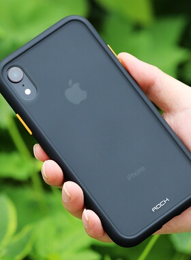 ROCK适用苹果xmax手机壳iphonexsmax硅胶X全包防摔XR情侣网红XS MAX潮牌男八8p磨砂7plus女高档7p保护套