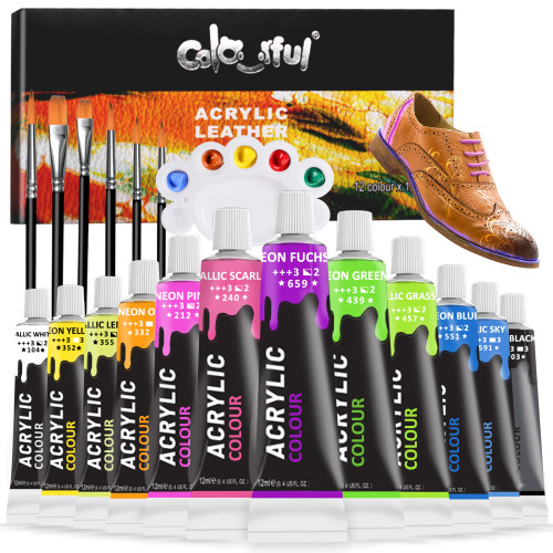 皮革专用颜料皮革漆手绘涂鸦