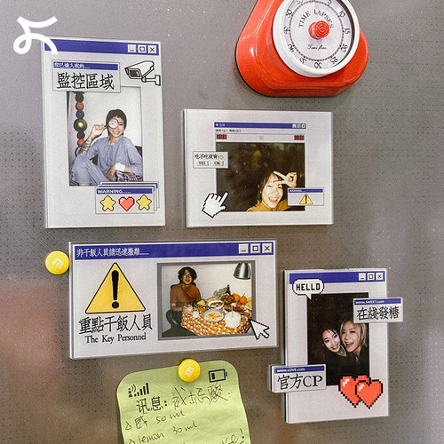 左咸敦道亚克力拍立得冰箱贴