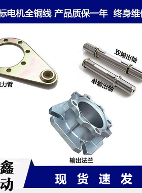 NMRV蜗轮蜗减速机配件 单出轴AS 双出轴AB 输出法兰 扭力臂