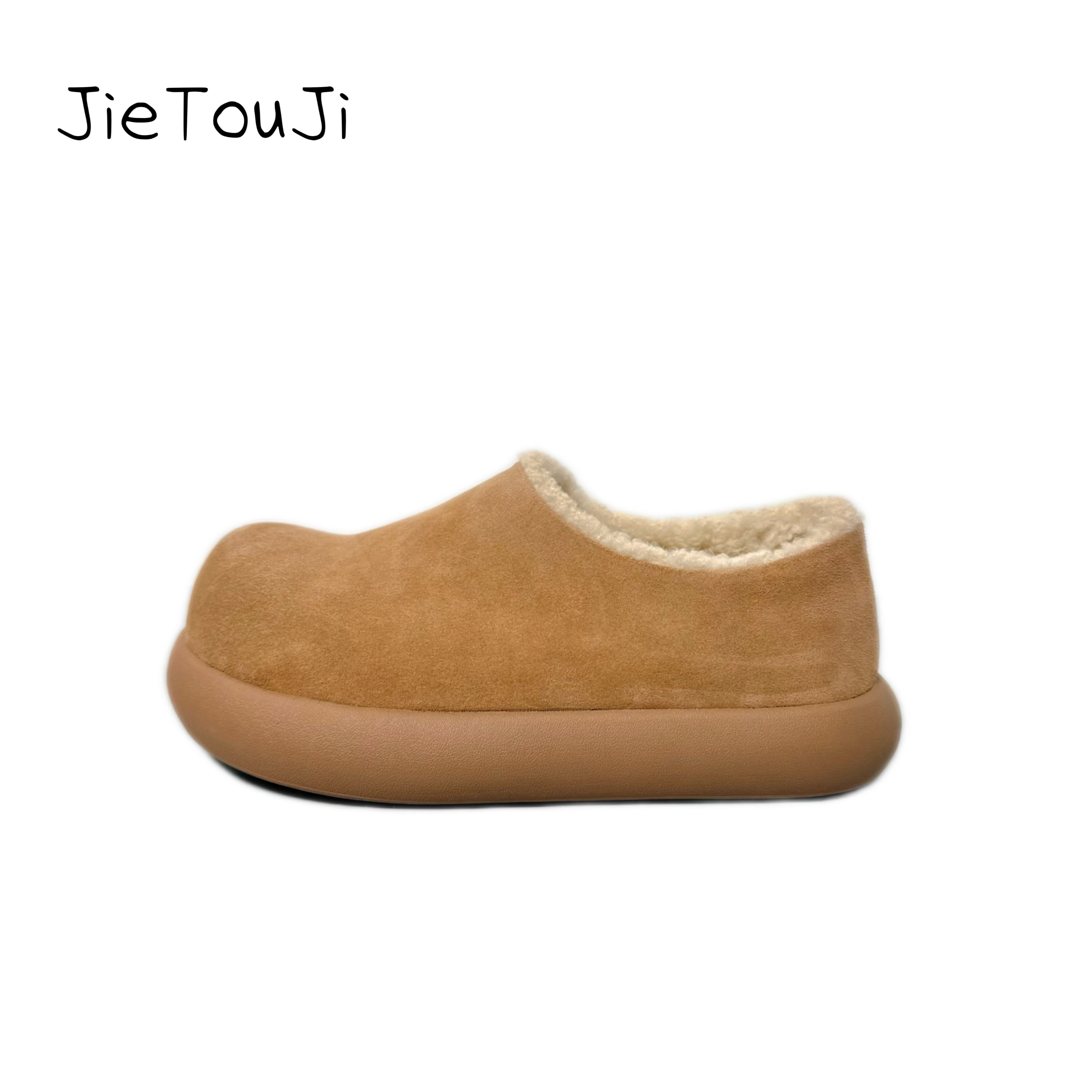 JIETOUJI 丨街头季欧货广州版小土豆雪地靴25新款加绒保暖勃肯鞋