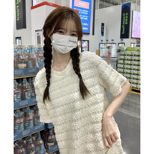 现货 新款夏装 提花连衣裙T桖裙207-065P100控158图片