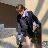 【春款现货】数据好假两件拼接小香风外套207-1067P145控228，女装短外套，卡莱