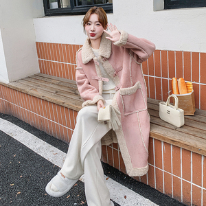 冬装新款  麂皮绒皮毛一体207-212P215控298图片