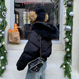 现货2色！数据好大毛领90白鸭绒羽绒服207-1853P300控428，女装羽绒服，卡莱