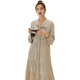 2022春款现货高转化新款连衣裙系带蛋糕裙207-J780P95K148，女装连衣裙，卡莱