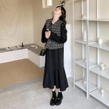 新款现货小香风马甲连衣裙两件套207-1112P175K248，女装套装/套裙，卡莱