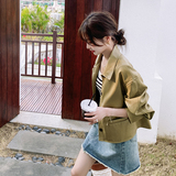 【春款现货】数据好PU皮衣短款外套207-013P135控188，女装皮衣，卡莱