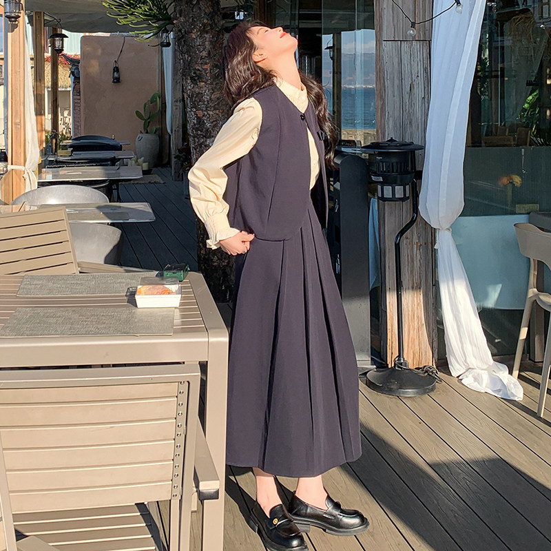 【现货】秋装新款马甲半裙套装2件套207-030P145控208,女装套装/套裙,卡莱