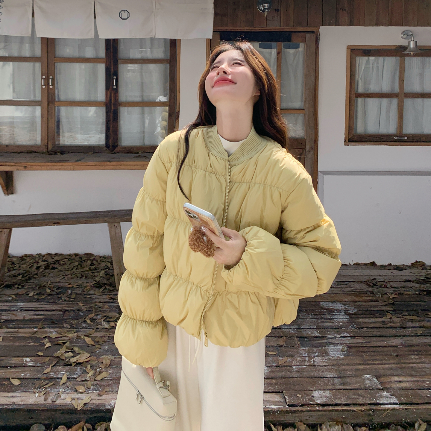 新款2色！短款羽绒服90绒207-1832P315控438，女装羽绒服，卡莱