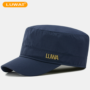 路瓦春秋大头围男帽四季中老年人全封口平顶帽加绒防水鸭舌帽登山
