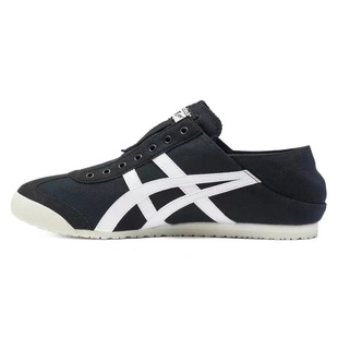 Tiger鬼冢虎踩跟一脚蹬帆布黑色休闲鞋男女1183A437-002