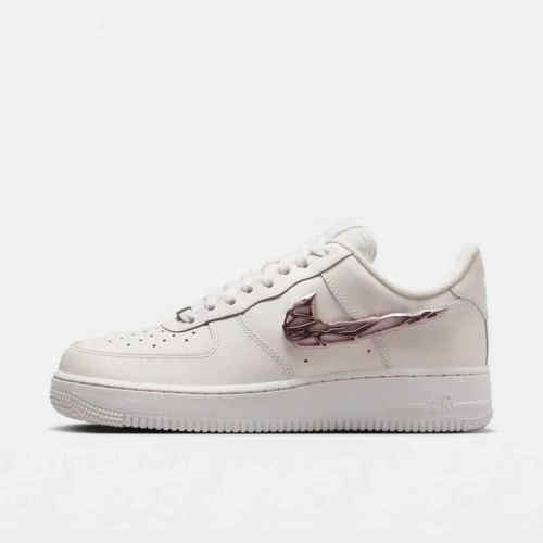 Nike耐克女板鞋AIR FORCE 1镂空金属钩空军一号运动鞋IF1686-161