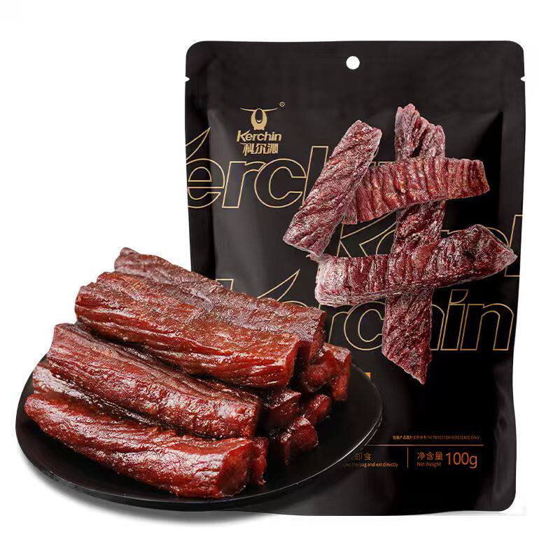 科尔沁风干牛肉干100g*4袋 内蒙古特产