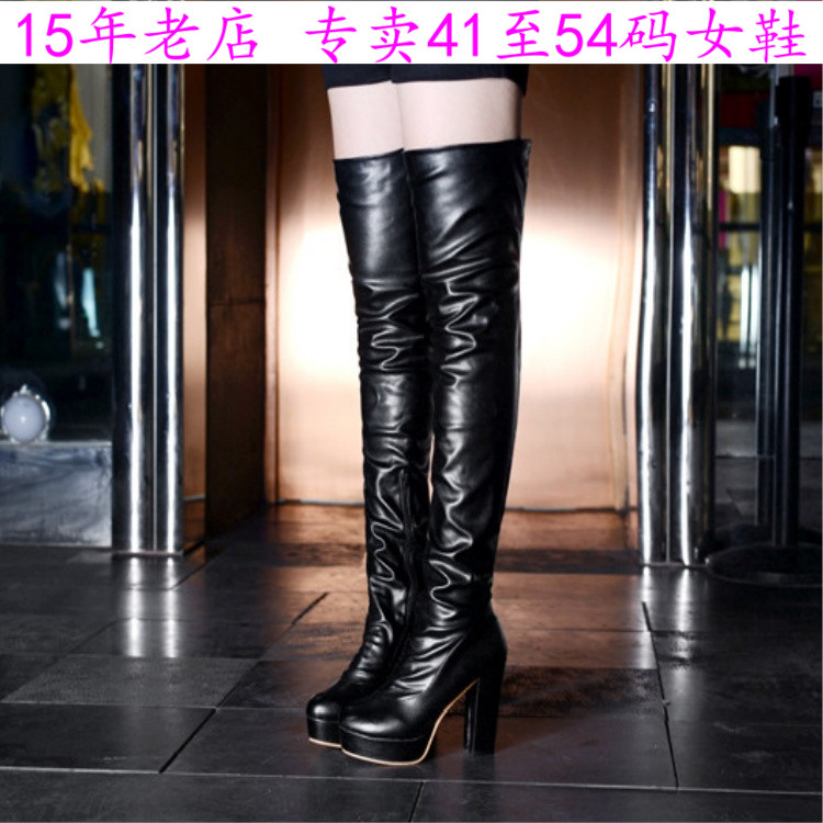 外贸41一48超高跟43特大码女鞋44