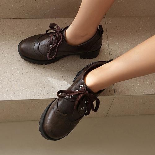 41到46特大码女鞋434445牛津鞋