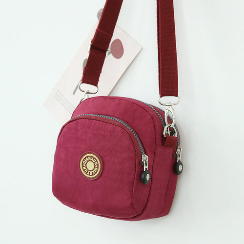 三层小包单肩斜挎不掉色大容量