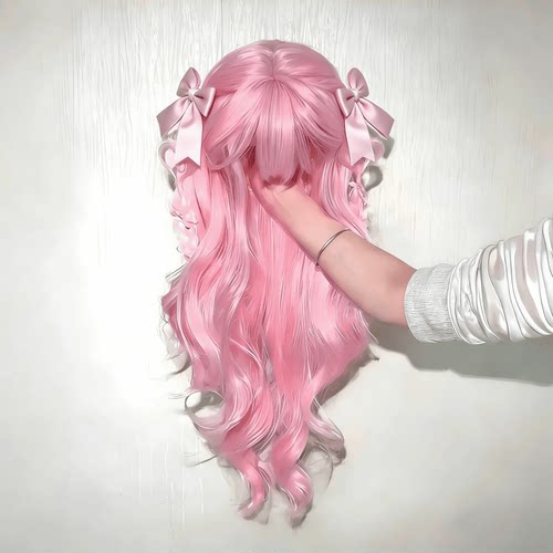 【甜心】假发女lolita公主长卷发齐刘海时尚自然仿真整顶全头套女
