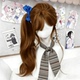 古早假发女长卷发齐刘海复古港风氛围感高马尾自然仿真发全头套女