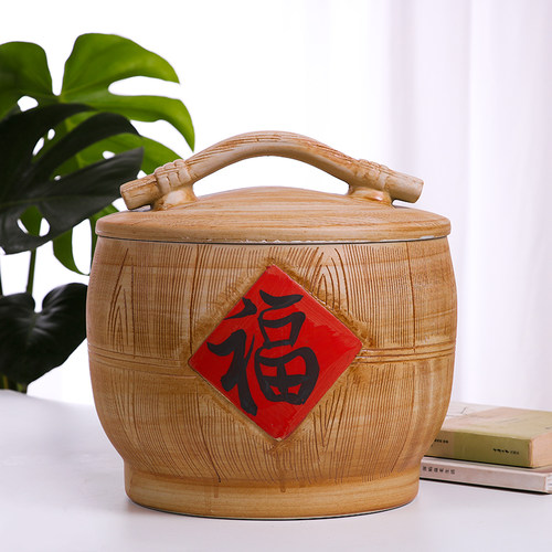 景德镇陶瓷密封米缸防潮防虫