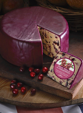 温斯利代尔干酪400g英国蓝莓风味切达蔓越莓奶酪Cranberry cheese