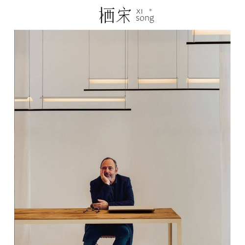 西班牙Lamina餐厅吊灯设计师款意式极简岛台办公室一字型长条吊灯
