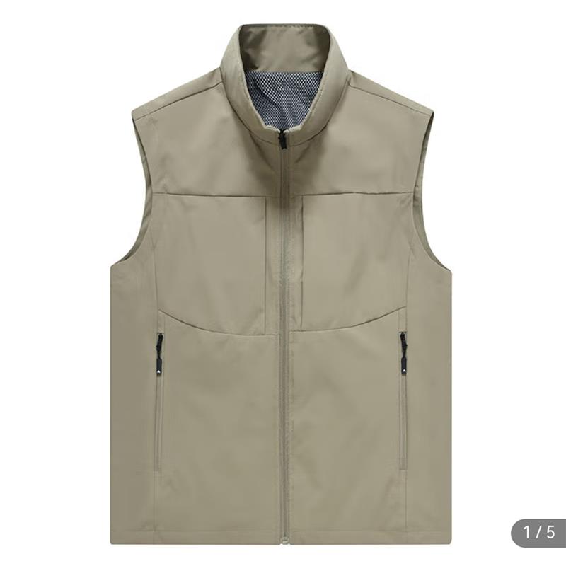 星级好物优选男装多口袋男士马甲休闲宽松爸爸装户外摄影钓鱼外套