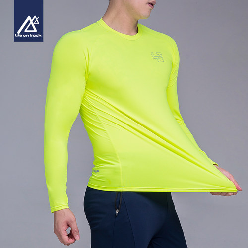 跑步运动T恤男速干高弹健身衣服