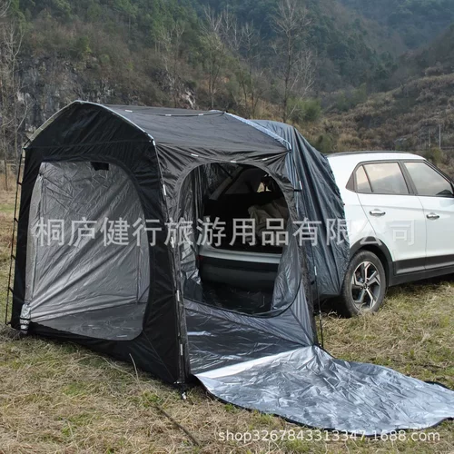 防雨防晒车尾帐篷,汽车帐篷自行车帐篷,可独立使用车尾延伸帐篷