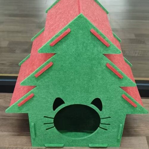 猫窝四季猫爬架猫树一体猫咪多层树洞家用双层抓板封闭式猫屋