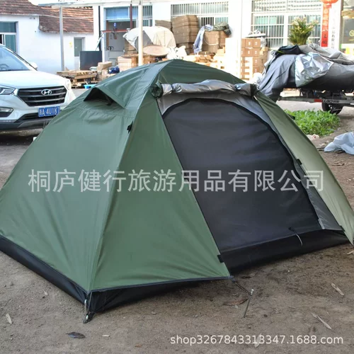 防雨防晒耐用人野营帐篷,双人保暖帐篷,双层四季帐篷,露营帐篷