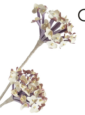 EVA仿真花现代干花假花束客厅花瓶花器插花样板房间商用软装花艺