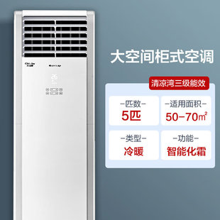 N2JY01 NhB 格力清凉湾5匹二级能效定频冷暖新国标立式 柜机RF12WQ