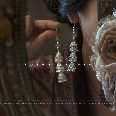 复古民族风镂空流苏耳环女