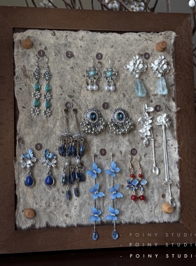 复古民族风耳环女小众设计感高级感耳坠耳饰耳夹度假风新款潮耳钉