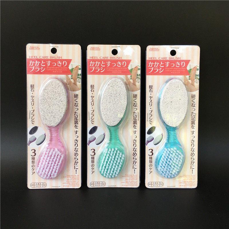 日本DAISO大创去死皮磨脚器去老茧双面洗脚刷 搓脚神器擦脚石磨茧,家庭/个人清洁工具,搓脚板/洗脚刷/磨脚石,淘宝优惠券,粉丝福利购,淘宝优惠卷