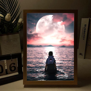 火影忍者手办周边鼬鸣人佐助送朋友生日礼物小夜灯动漫灯光画