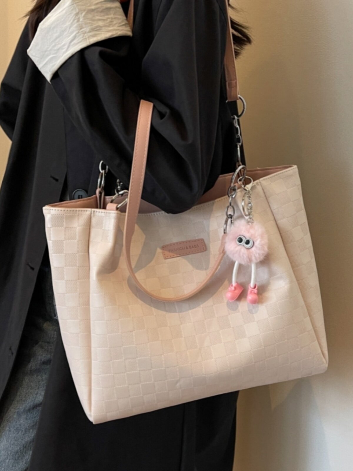 Borsa a tracolla da donna, adatta a studentesse universitarie e pendolari, nuovo modello 2025, borsa tote di alta gamma con grande capacità_voghion.com