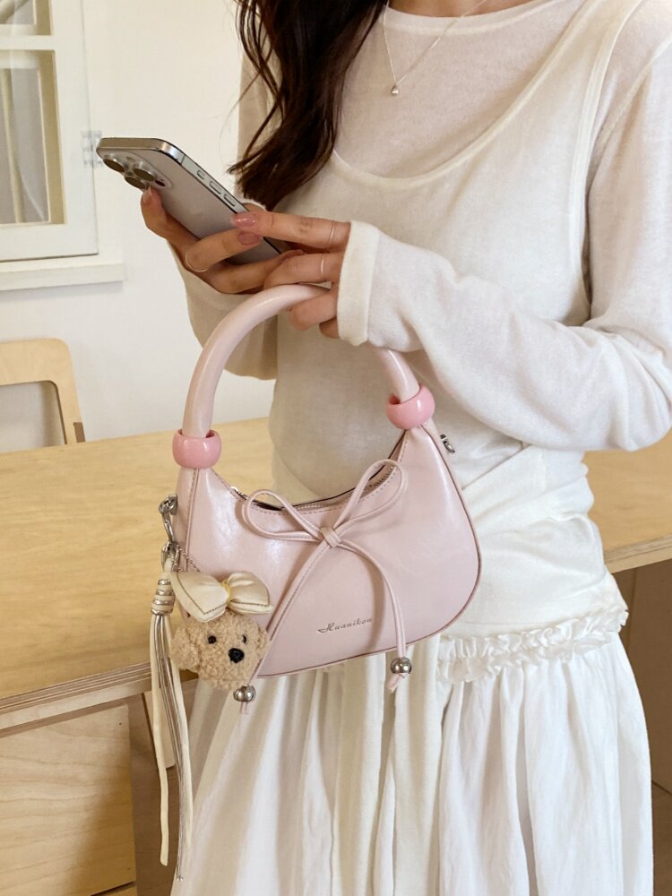 Unique Niche Design Women's 2026 New Autumn Versatile Crossbody Exquisite Handbag Super Popular Small Tote Bag_voghion.com