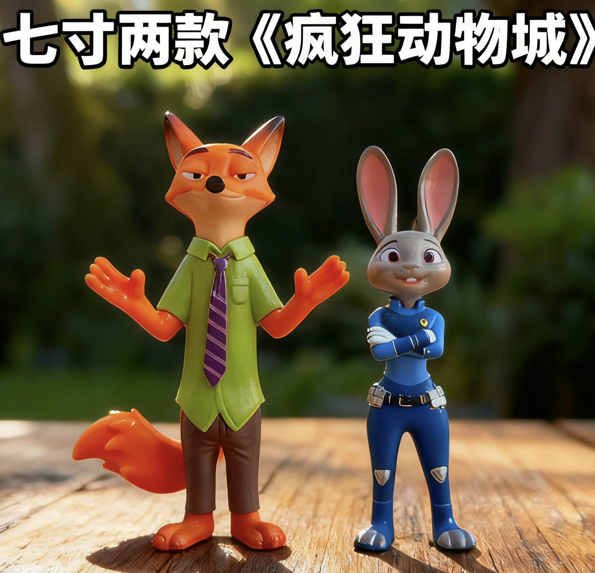 疯狂动物城蛋糕装饰朱迪兔子尼克狐狸闪电牛狮子儿童生日摆件玩具