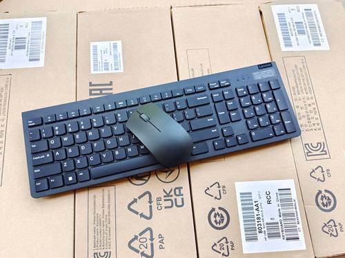 原装正品联想小新KB203W巧克力无线键盘鼠标套装KBRFEK71通用办公