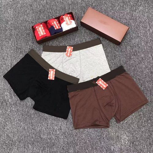 简约四角纯棉青年个性3条送礼盒